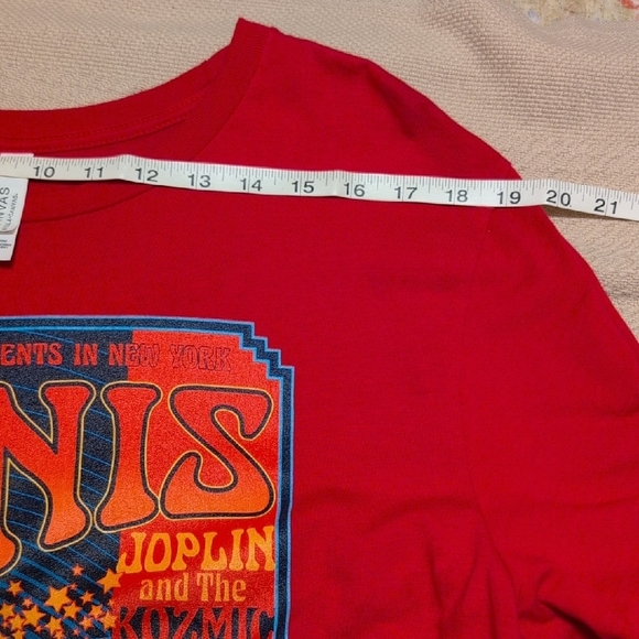 Bold Red Janis Joplin Graphic Tee - Picture 6 of 6